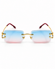 Cartier – CT00920 – 53 – Golden Pink – Metal - Sunglasses – Rimless - Unisex