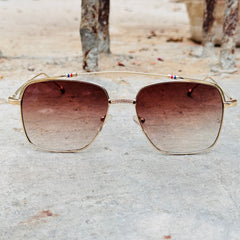 Dita – 3312 – 58 – Golden Brown – Metal – Sunglasses – Unisex
