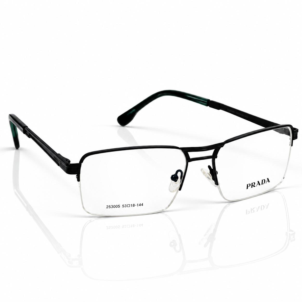 Prada – 253005 – 53 - Black – Metal – Optics - Unisex
