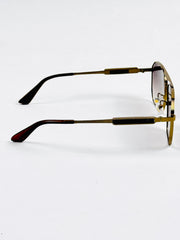 Cartier – 2674 – 53 – Brown – Metal – Sunglasses – Unisex