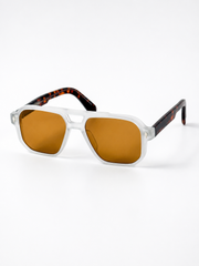 Moscot - 9820 – 55 – Transparent Brown – Acetate – Sunglasses – Unisex