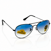 Rayban – 3026 – 62 – Black Blue – Metal – Sunglasses – Unisex