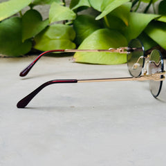Cartier – 142 – 60 – Golden Brown – Metal - Sunglasses – Rimless - Unisex
