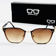 Prada – 22082 – 60 – Golden Brown Gradient – Metal – Sunglasses – Ladies