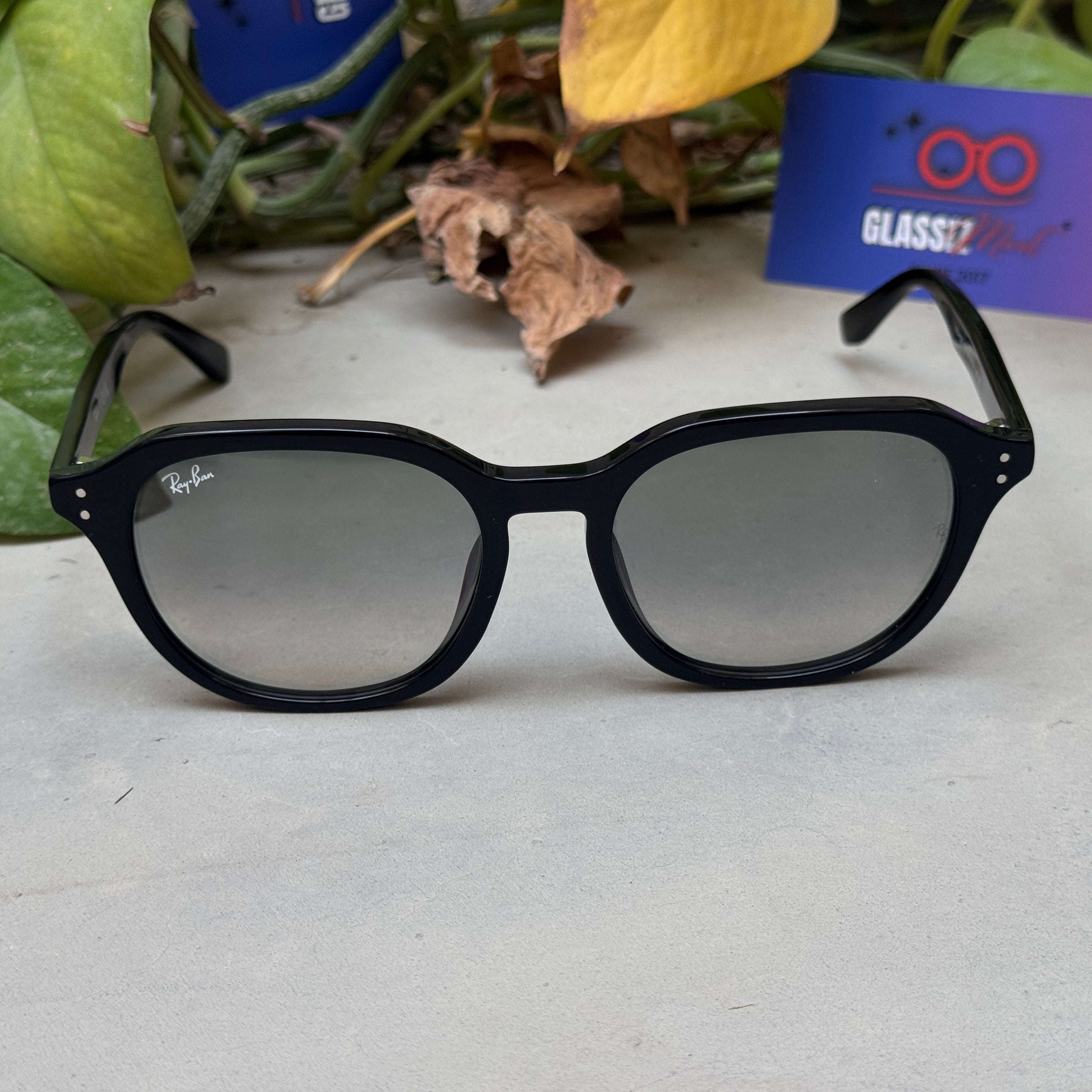 RayBan – 4459 – 54 – Black –  Acetate- Sunglasses – Unisex - Premium