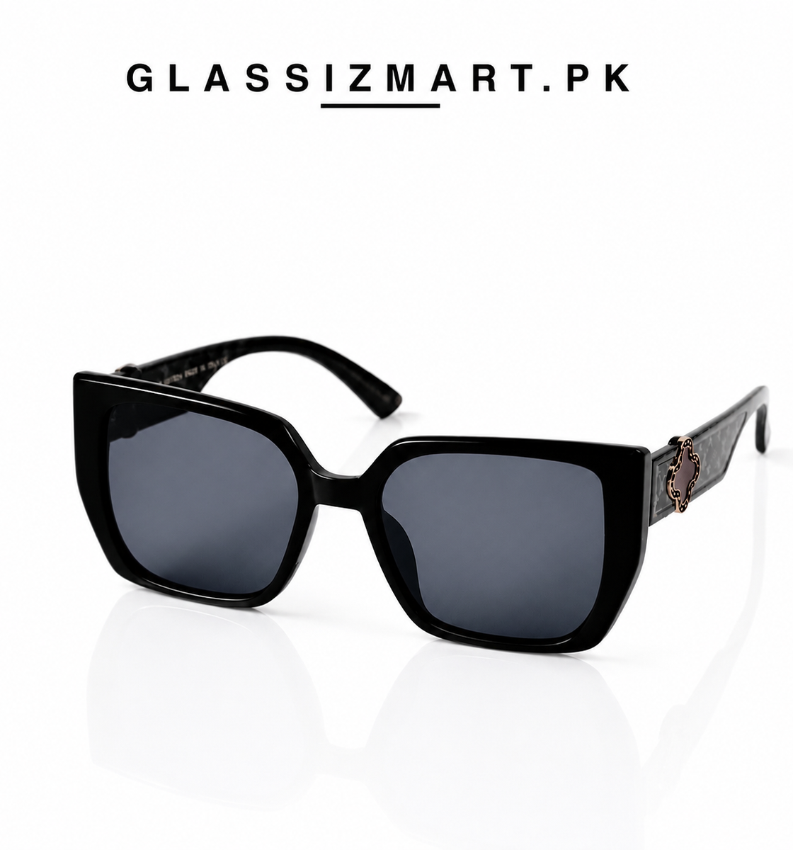 Louis Vuiton - 9106 – 62 – Black – Acetate – Sunglasses – Ladies
