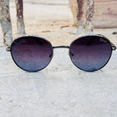 Dior – 1937 – 56 – Blue – Metal – Sunglasses – Unisex