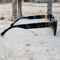 Louis Vuitton – 96008 – 58 – Green Black – Acetate  - Sunglasses – Unisex