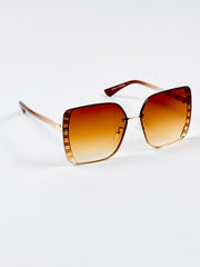 Chanel – 2204 – 56 – Golden Brown – Metal – Sunglasses – Ladies