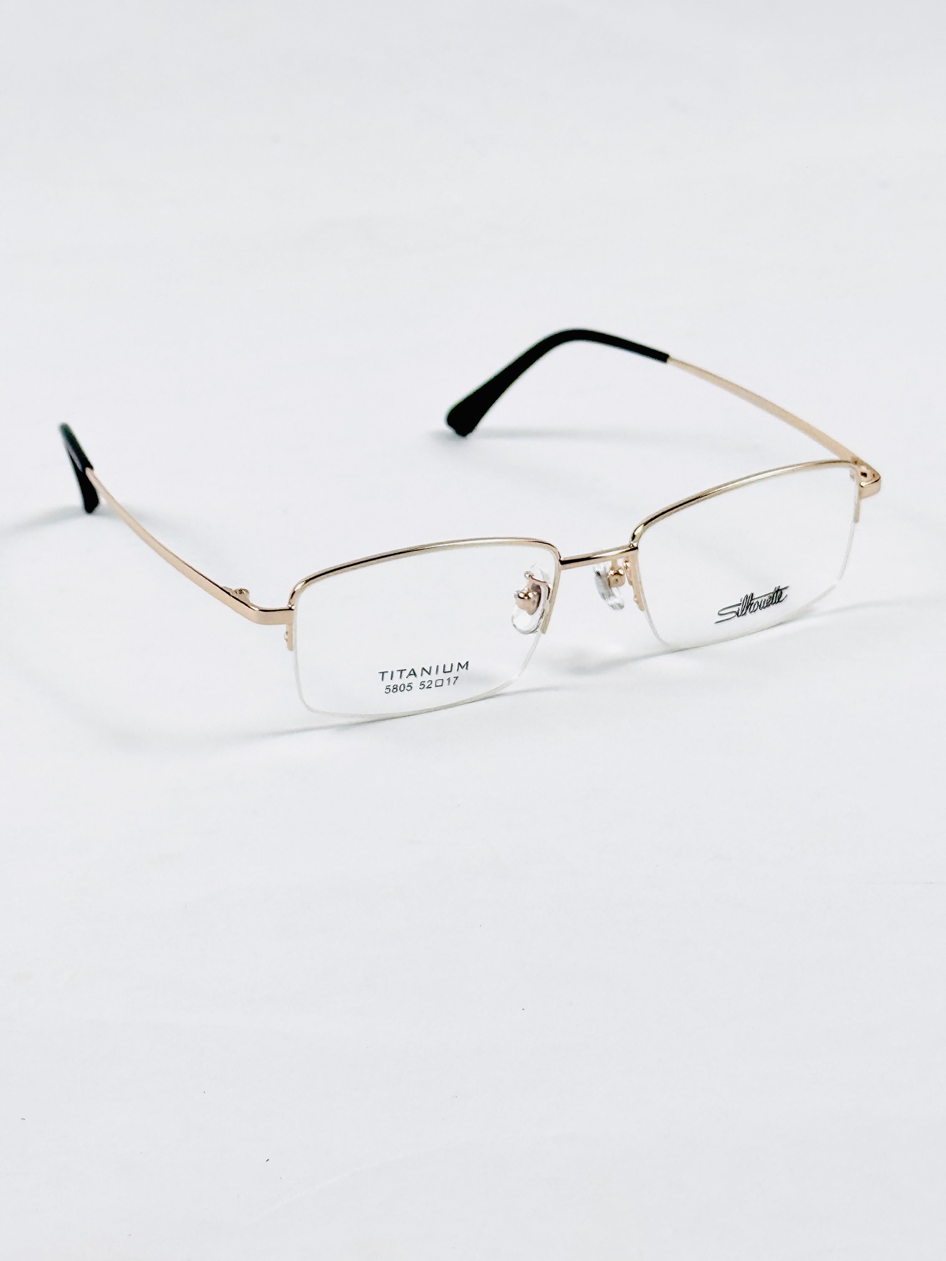Silhouette – 5805 – 52 – Golden –  Metal - Optics – Unisex - Premium