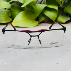 Cartier – 90403 – 54 – Black –  Metal - Optics – Unisex