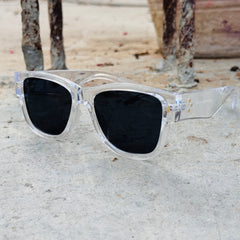 Moscot – 6005 – 54 - White Black – Acetate  – Sunglasses - Unisex