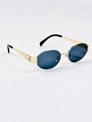Celine – Triomphe - 55 – Golden Black – Metal – Sunglasses - Unisex