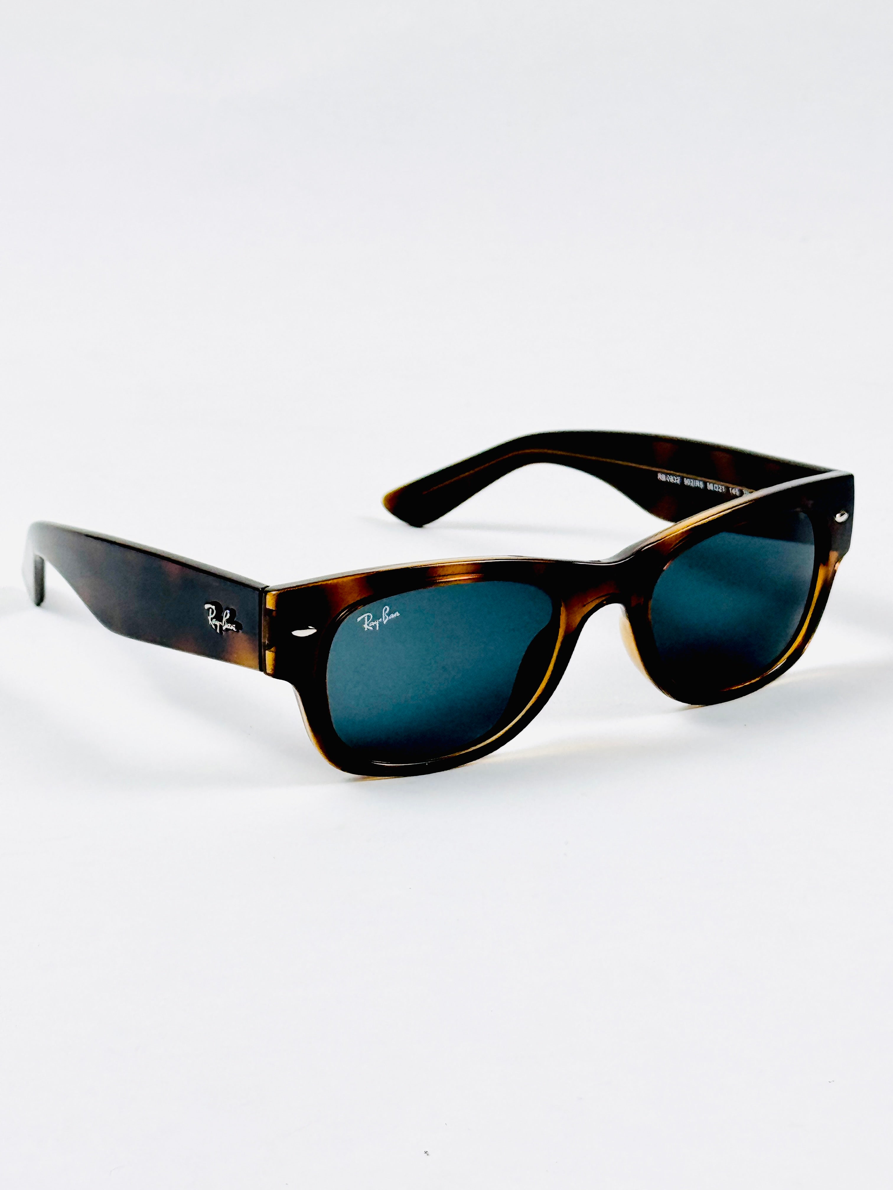 RayBan – 0832 – 56 – Tortoise Black –  Acetate - Sunglasses – Unisex - Premium