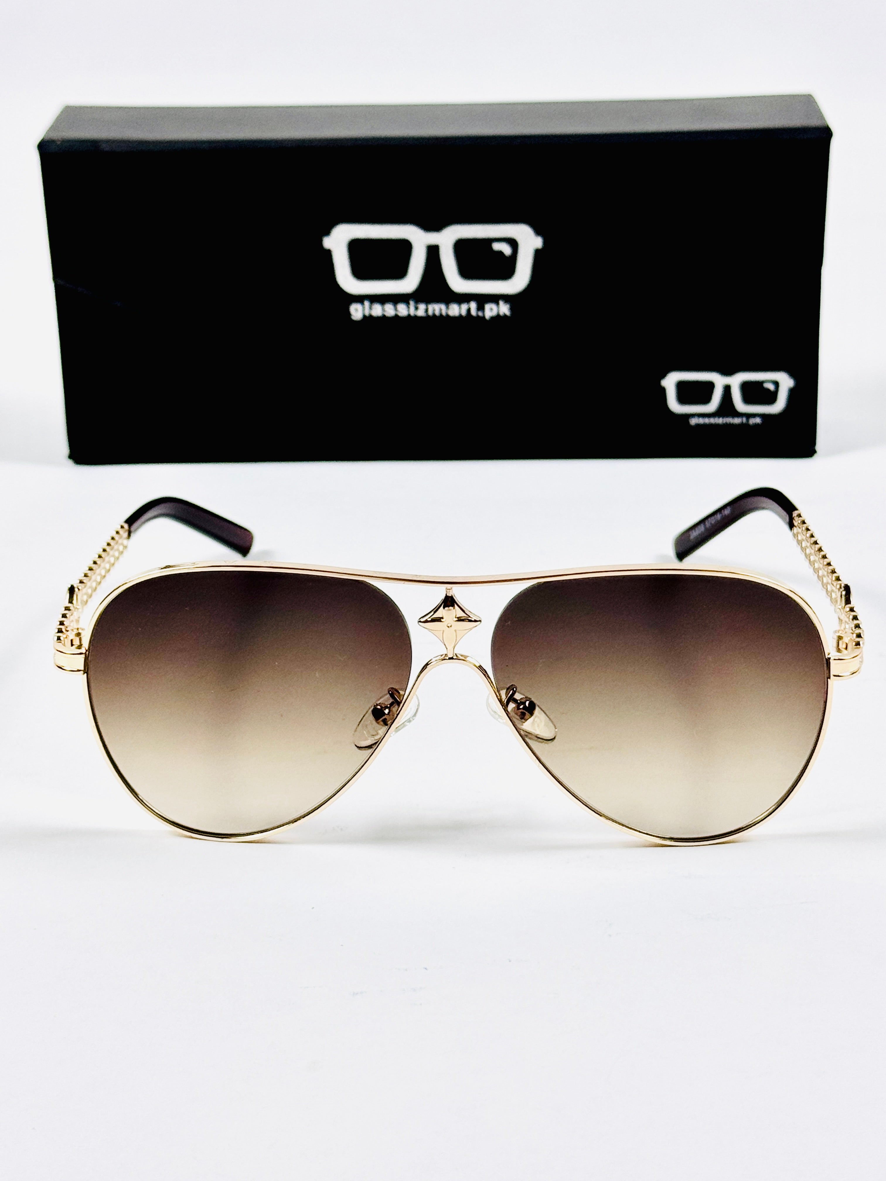 Lv– 2A808 – 57 – Brown Gradient – Metal - Sunglasses – Unisex