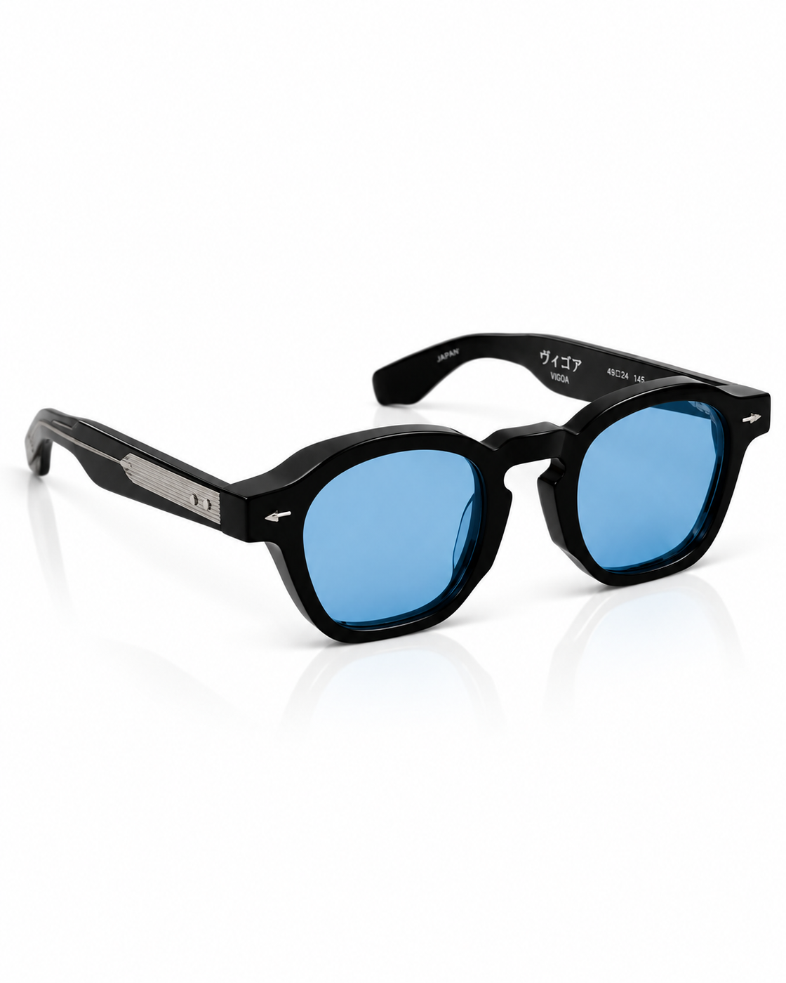 Jacques Marie Mage – ZEPHIRIN – 44 – Tortoise Blue – Acetate – Sunglasses – Unisex - Premium