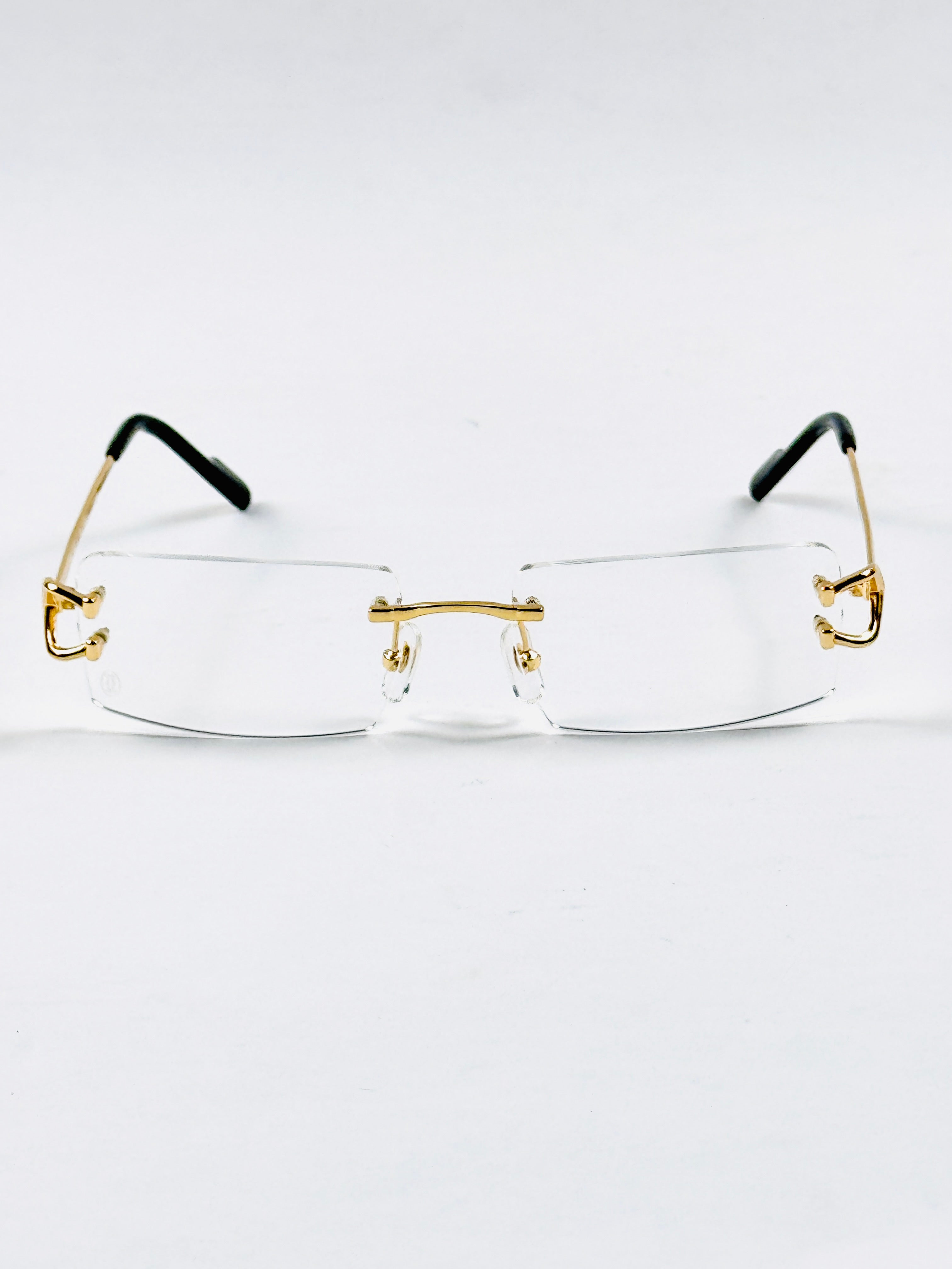 Cartier – 0488 – 56 – Golden - Metal - Optics – Unisex - Premium