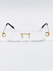 Cartier – 0488 – 56 – Golden - Metal - Optics – Unisex - Premium