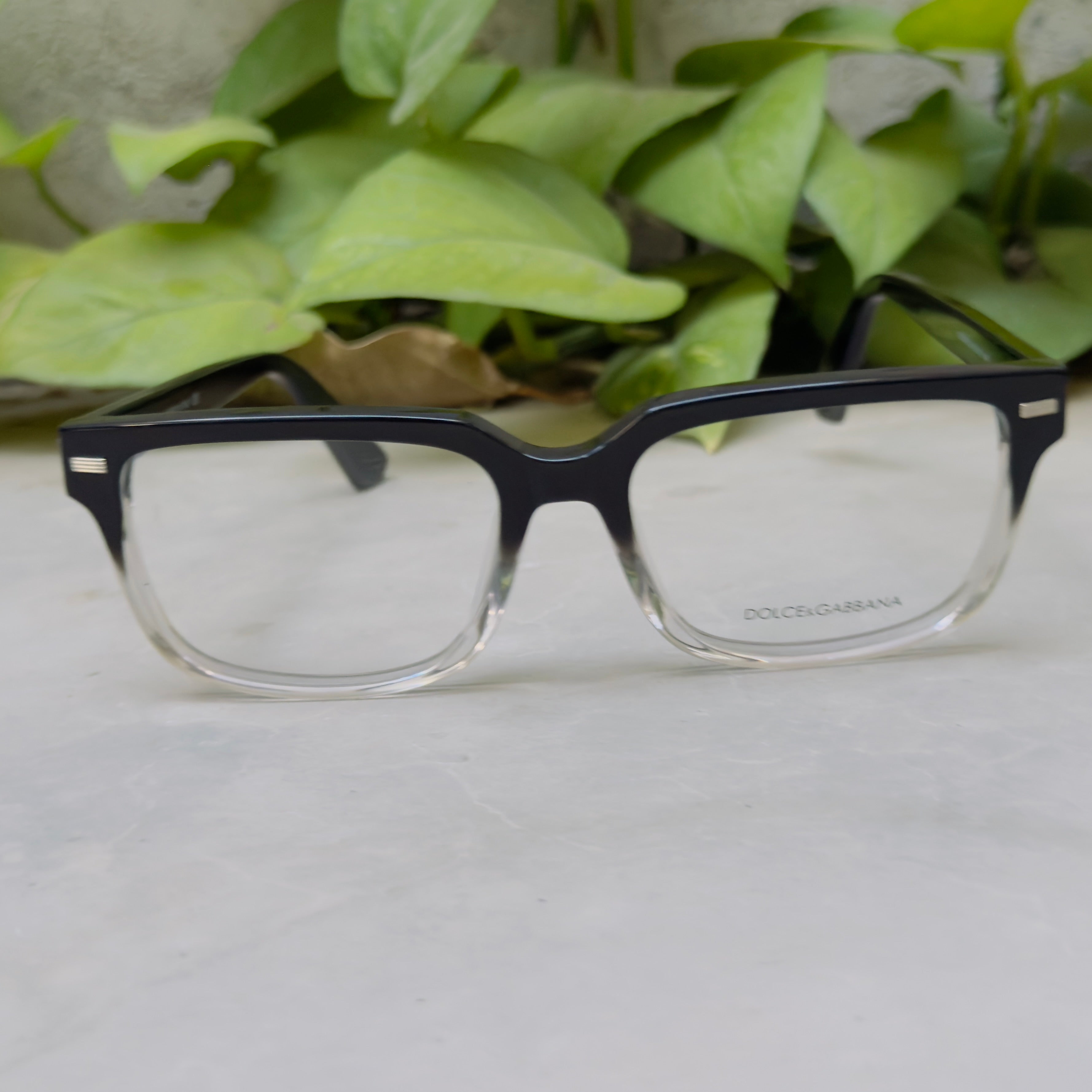 Dolce & Gabbana – 3380 – 53 – Black Transparent –  Acetate - Optics – Unisex - Premium