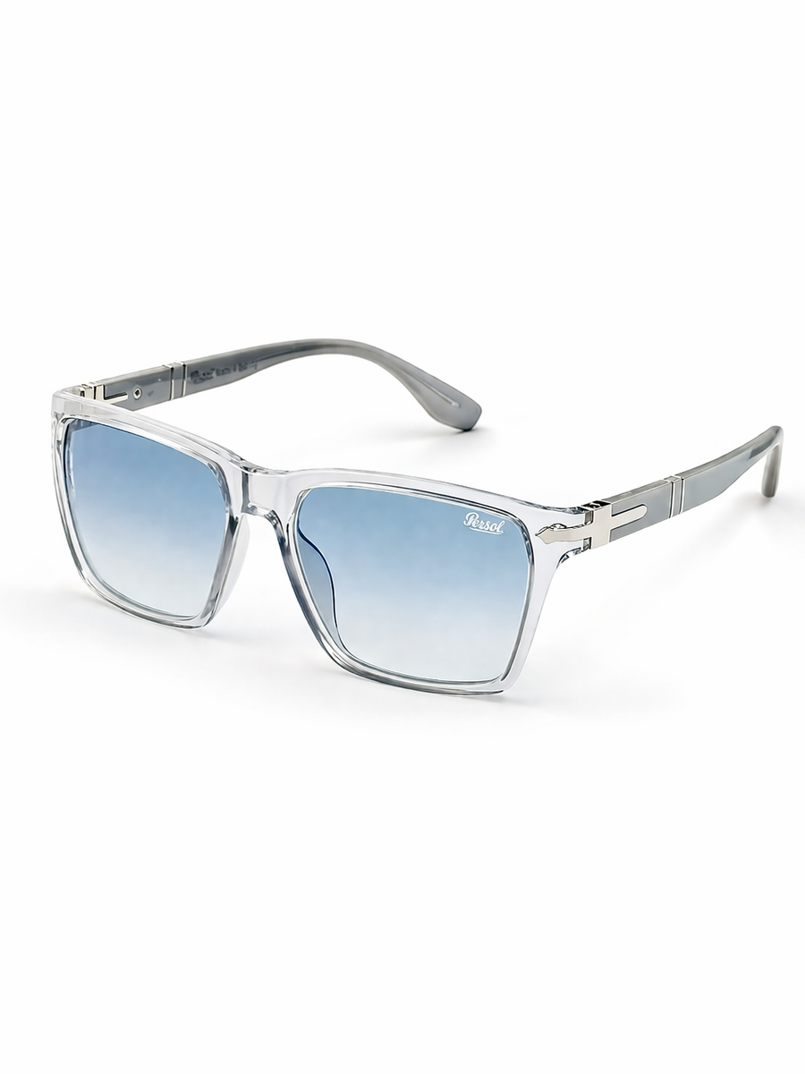 Persol – 3271 - 54 - Transparent Blue – Acetate - Sunglasses – Unisex