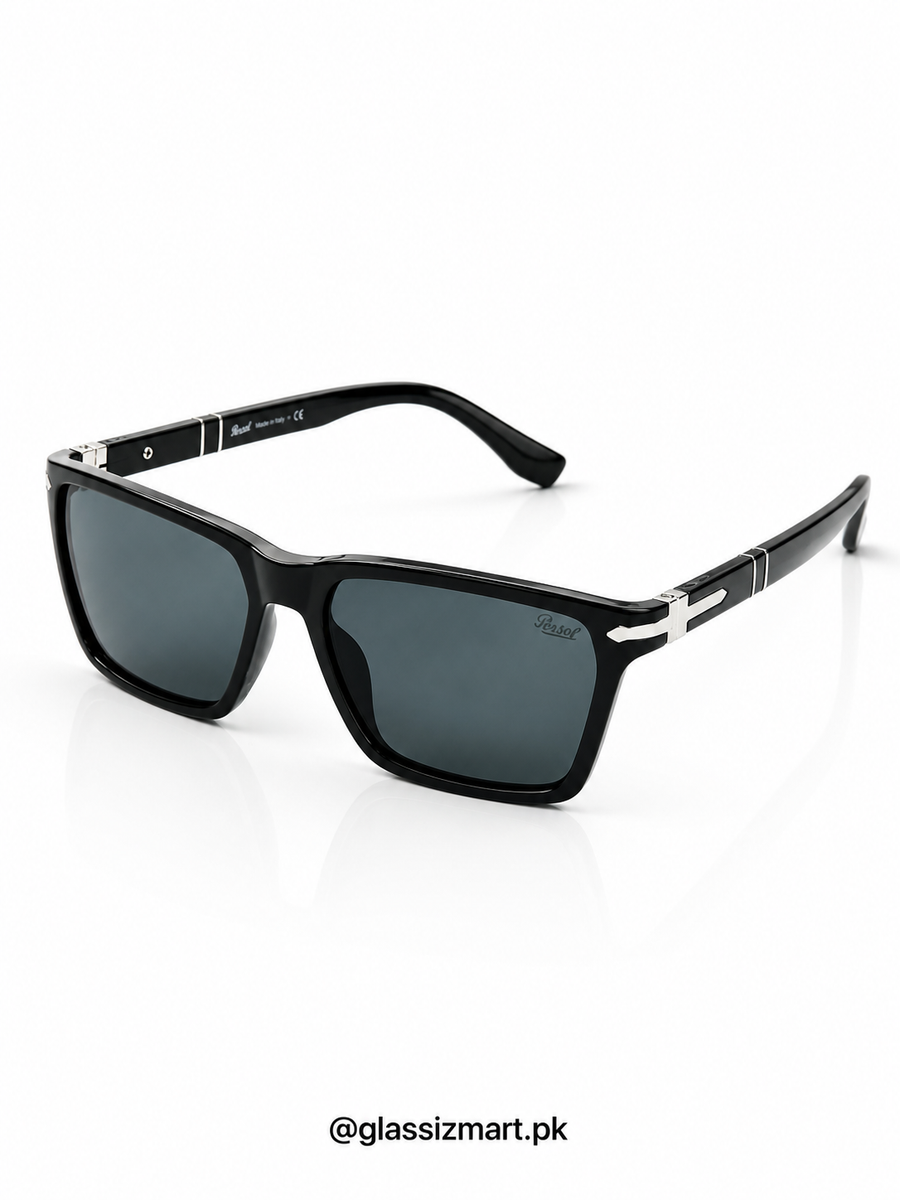 Persol – 3271 - 54 - Black – Acetate - Sunglasses – Unisex