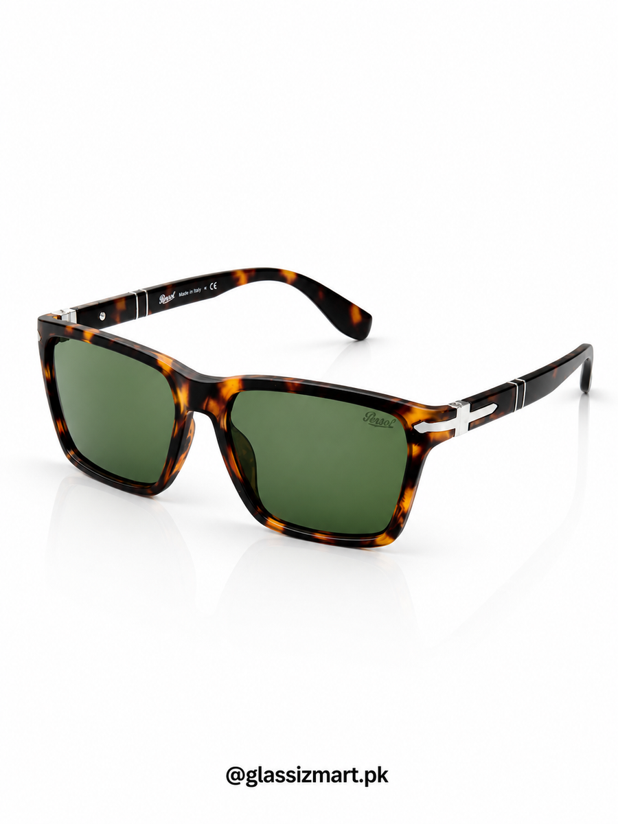 Persol – 3271 - 54 - Tortoise Green – Acetate - Sunglasses – Unisex