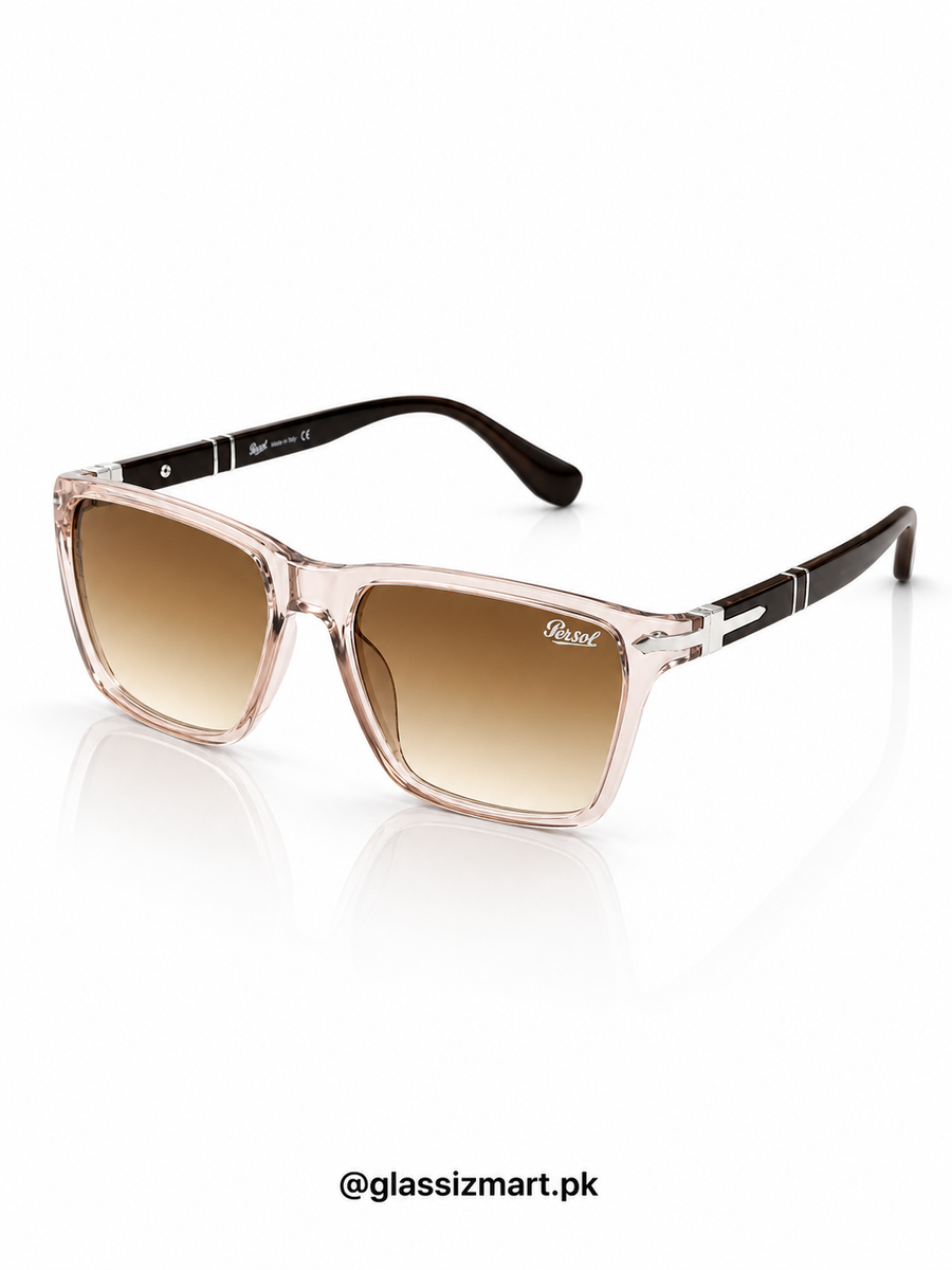 Persol – 3271 - 54 - Transparent Brown – Acetate - Sunglasses – Unisex