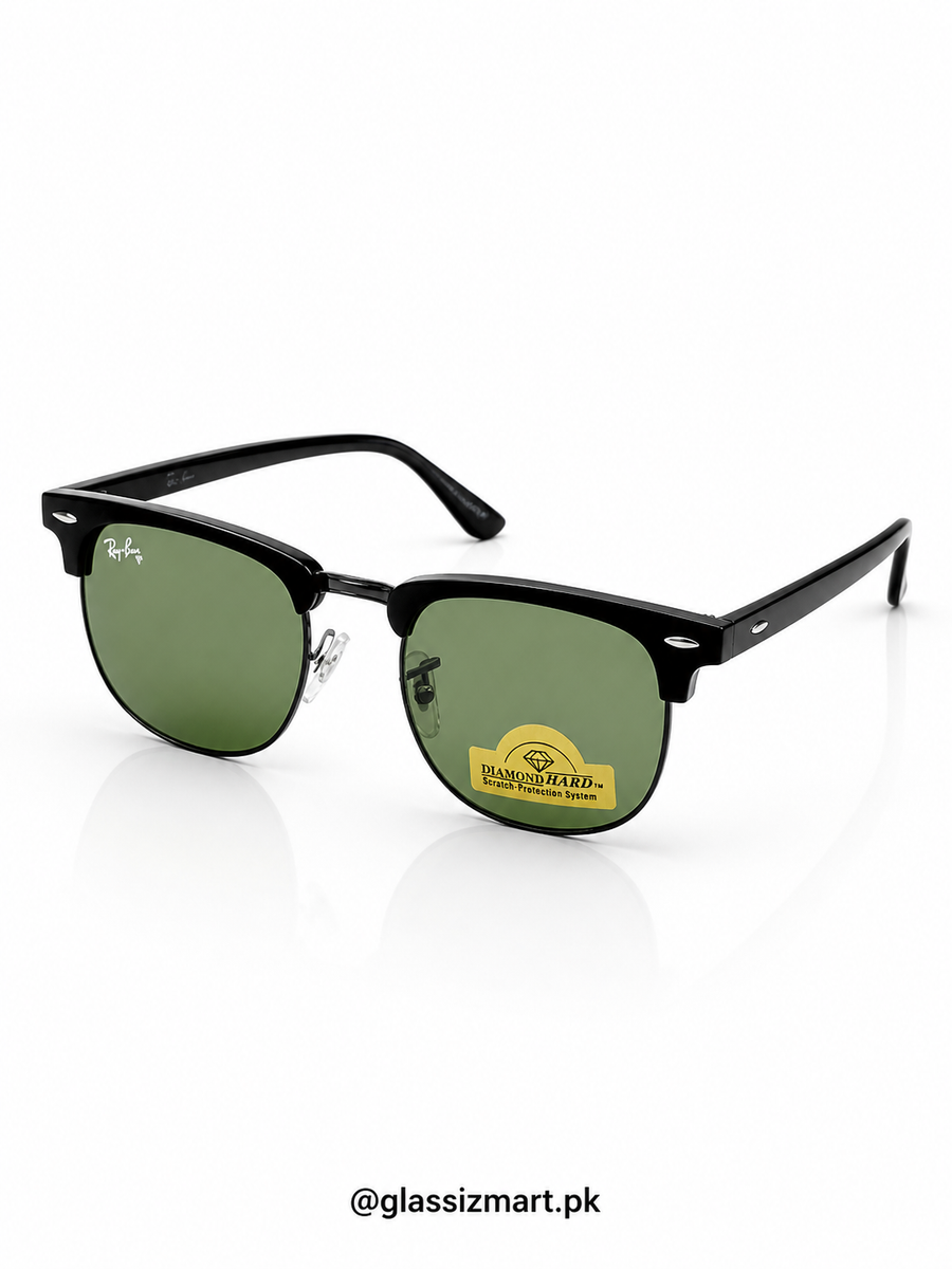 RayBan – 3016 – 51 – Black Green –  Metal - Sunglasses – Unisex