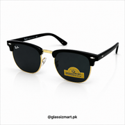 RayBan – 3016 – 51 – Golden Black –  Metal - Sunglasses – Unisex