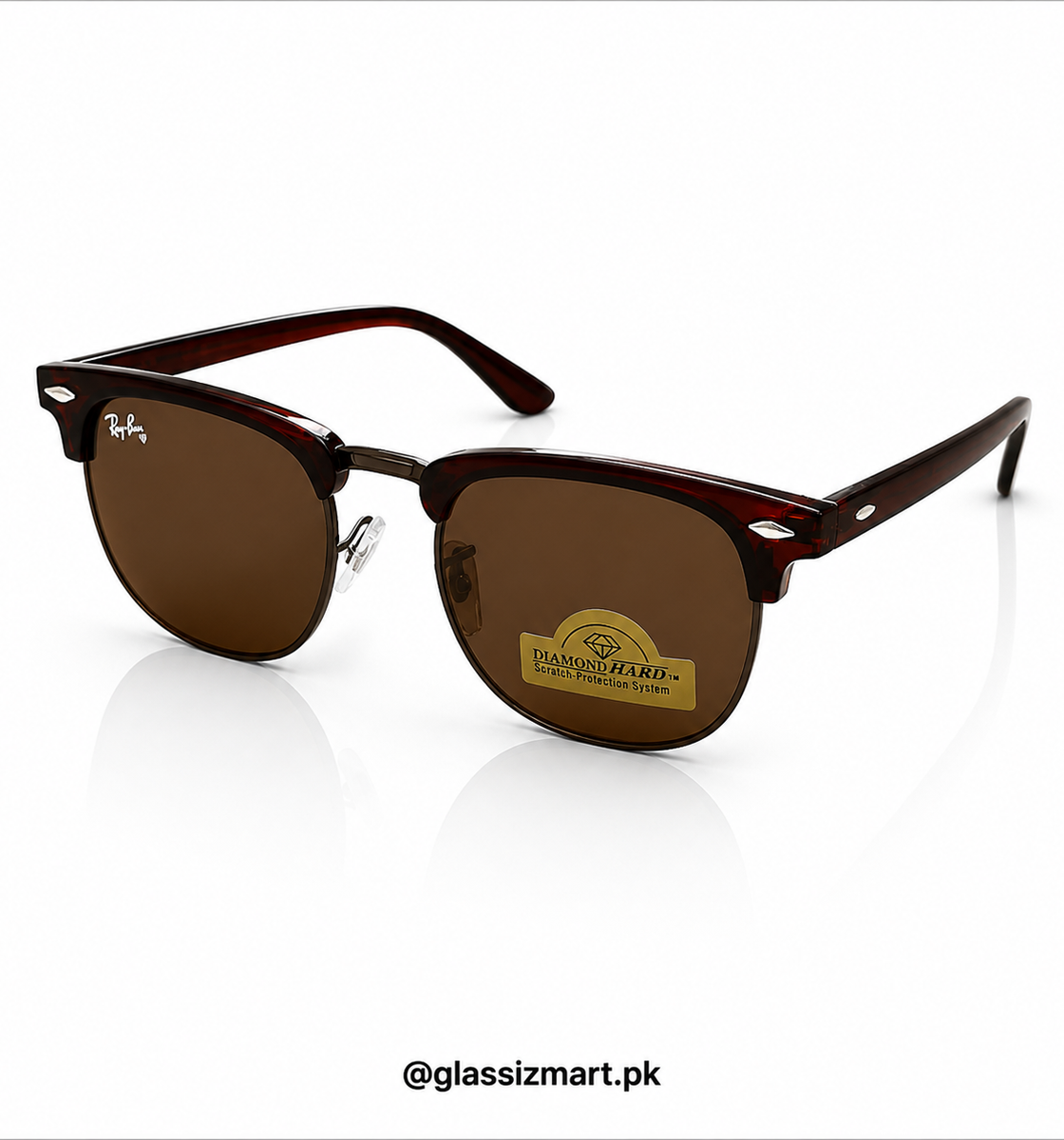 RayBan – 3016 – 51 – Brown –  Metal - Sunglasses – Unisex