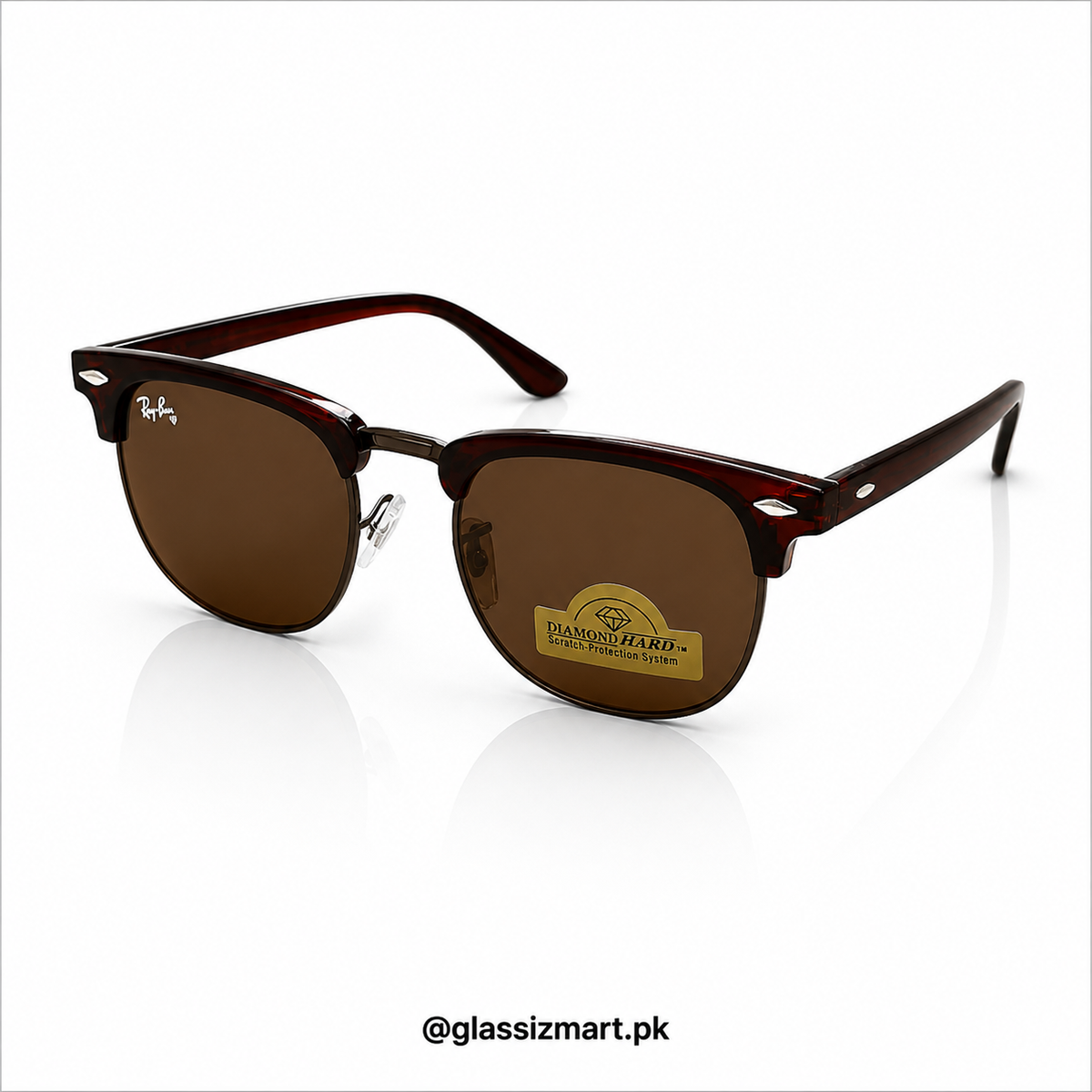 RayBan – 3016 – 51 – Brown –  Metal - Sunglasses – Unisex