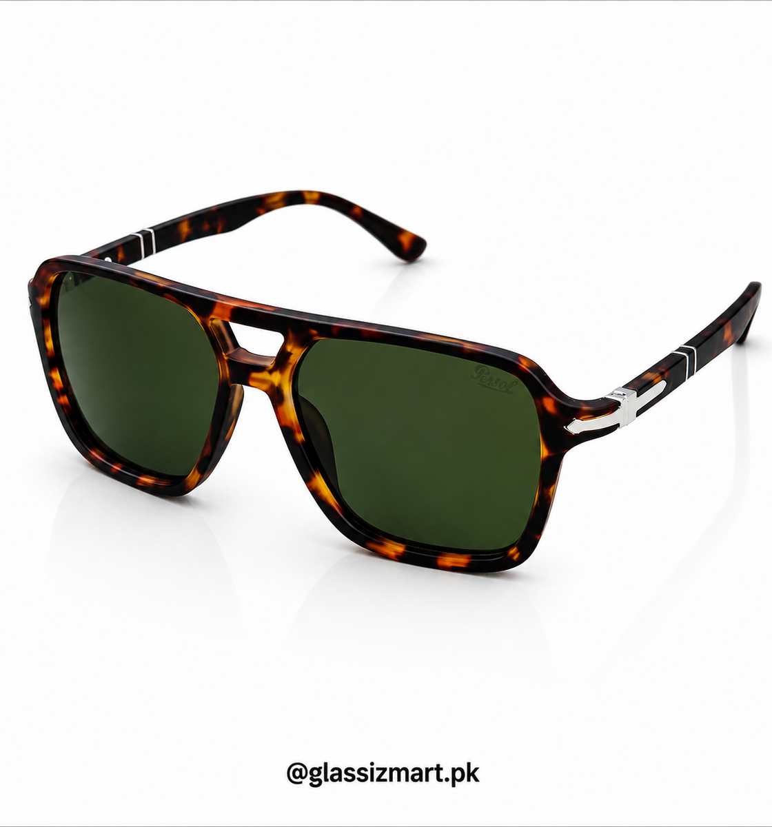 Persol – 3277 - 56 - Tortoise Green – Acetate - Sunglasses – Unisex