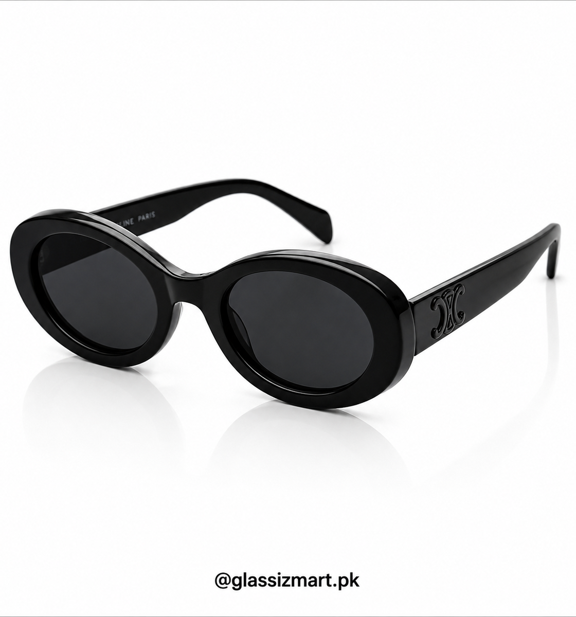 Celine – 40194 - 52 – Black – Acetate - Sunglasses – Ladies