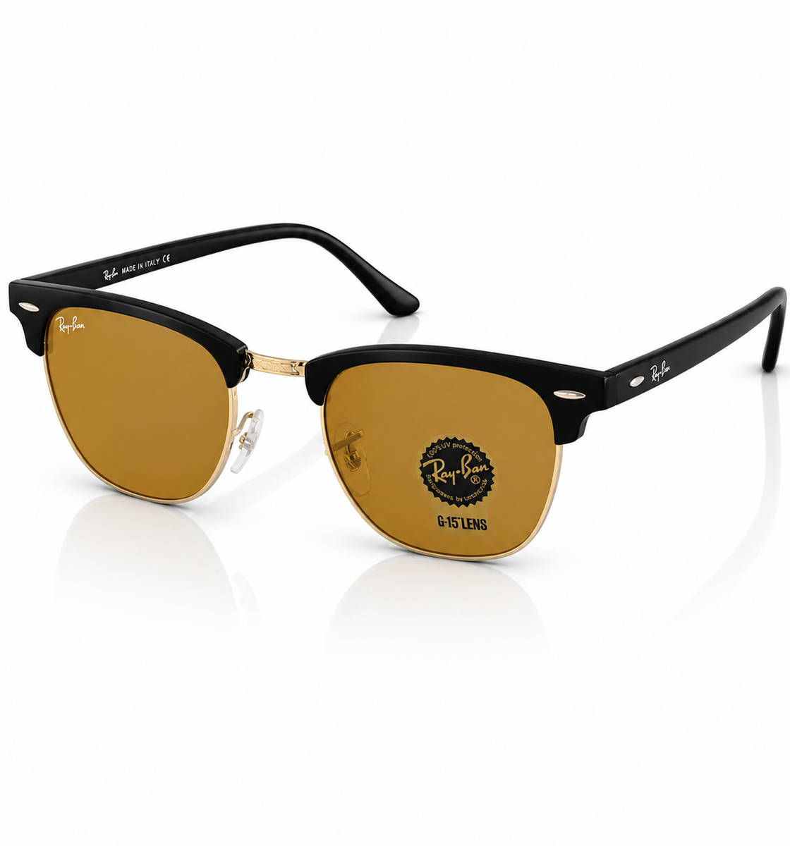 RayBan – 3016 – 51 – Golden Brown –  Metal - Sunglasses – Unisex