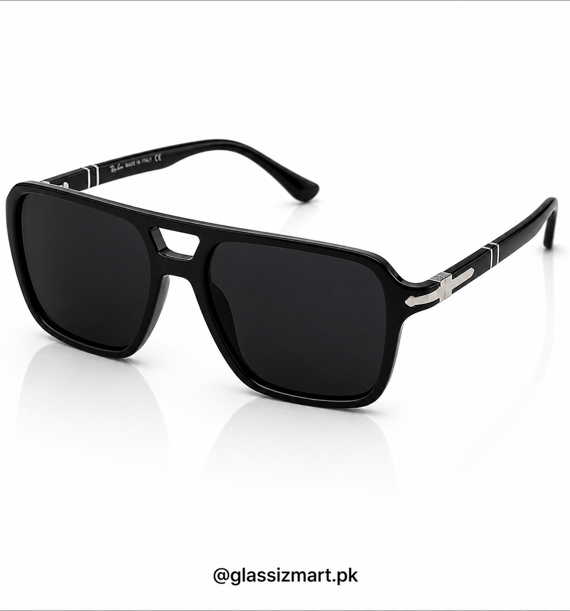 Persol – 3277 - 56 - Black – Acetate - Sunglasses – Unisex
