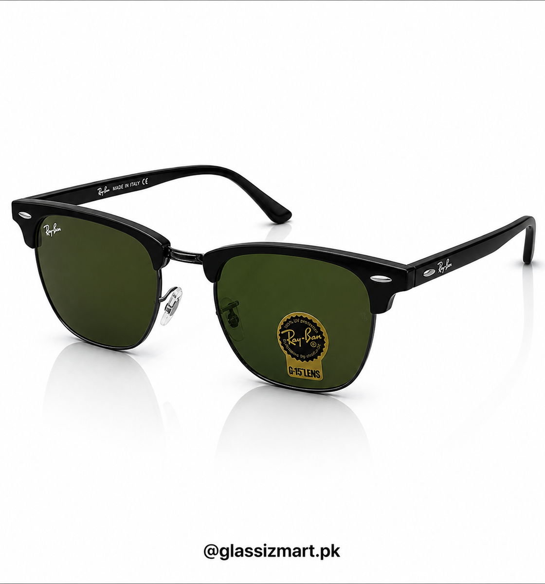 RayBan – 3016 – 51 – Black Green –  Metal - Sunglasses – Unisex