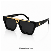 Louis Vuitton – 1502 – 60 – Black – Acetate – Sunglasses – Unisex