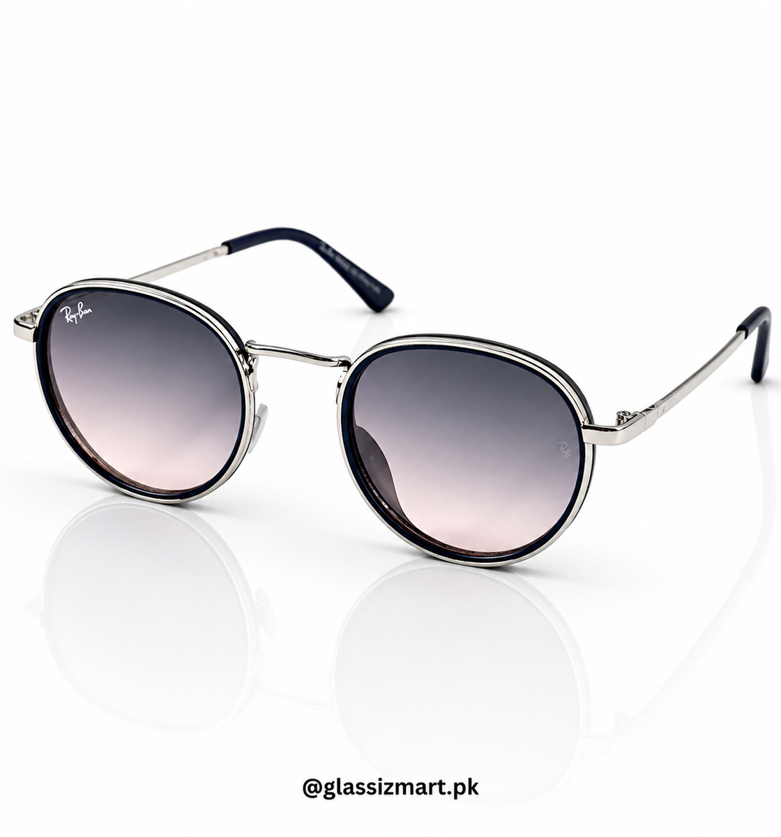 Rayban – 28754 – 52 – Silver Purple Gradient – Metal – Sunglasses – Unisex
