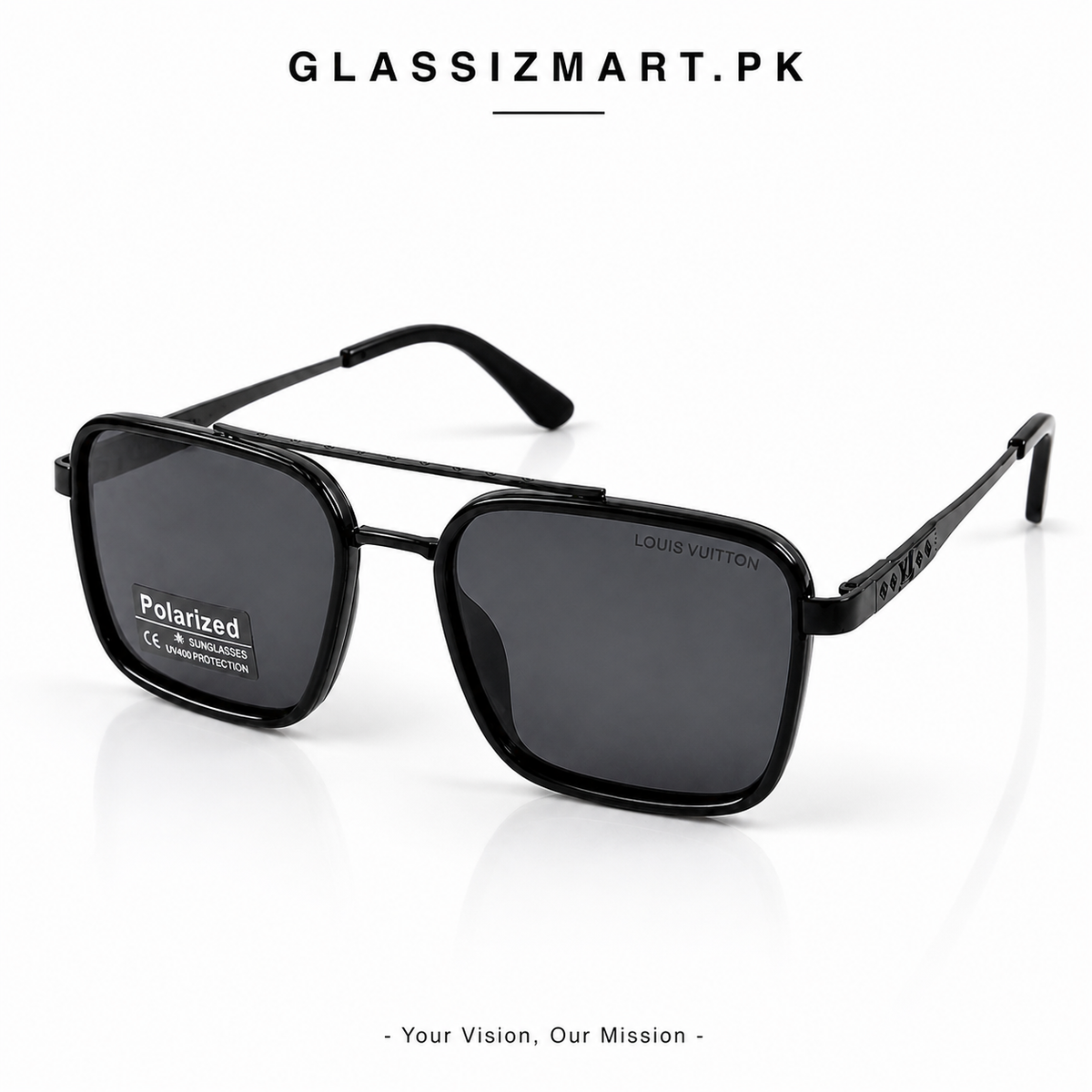 LV – 58453 – 58 – Black – Metal – Sunglasses – Unisex