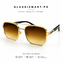 Carrera – 23013 – 58 – Golden Brown Gradient – Metal – Sunglasses – Unisex