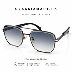 Carrera – 23013 – 58 – Grey Blue Gradient – Metal – Sunglasses – Unisex