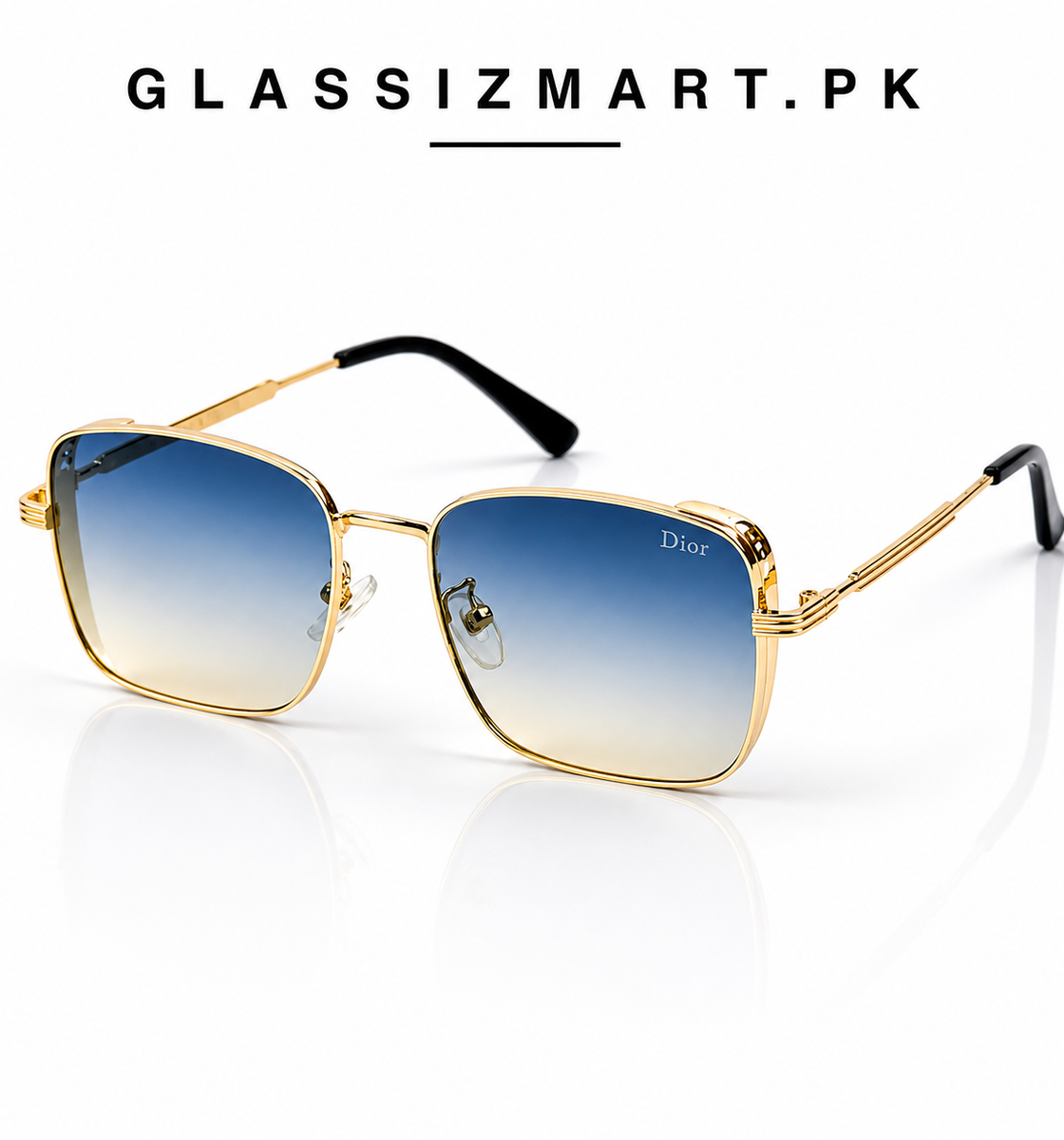Dior – 235 - 56 – Golden Multi – Metal – Sunglasses - Ladies