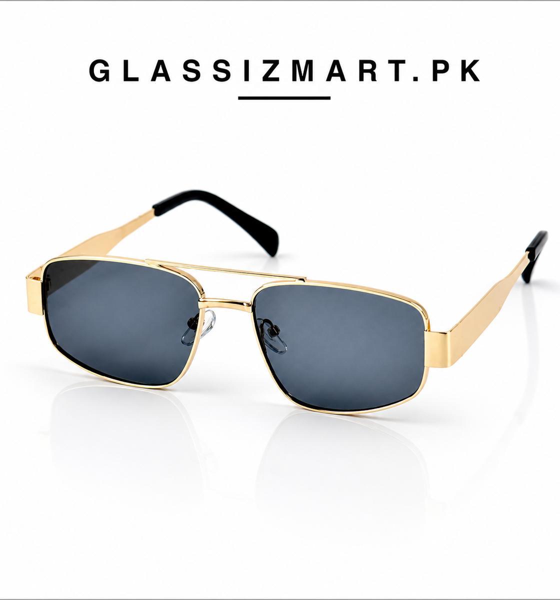 Celine – Triomphe - 55 – Golden Black – Metal – Sunglasses - Unisex