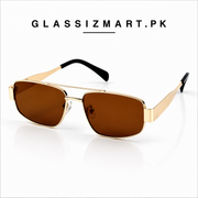 Celine – Triomphe - 55 – Golden Brown – Metal – Sunglasses - Unisex