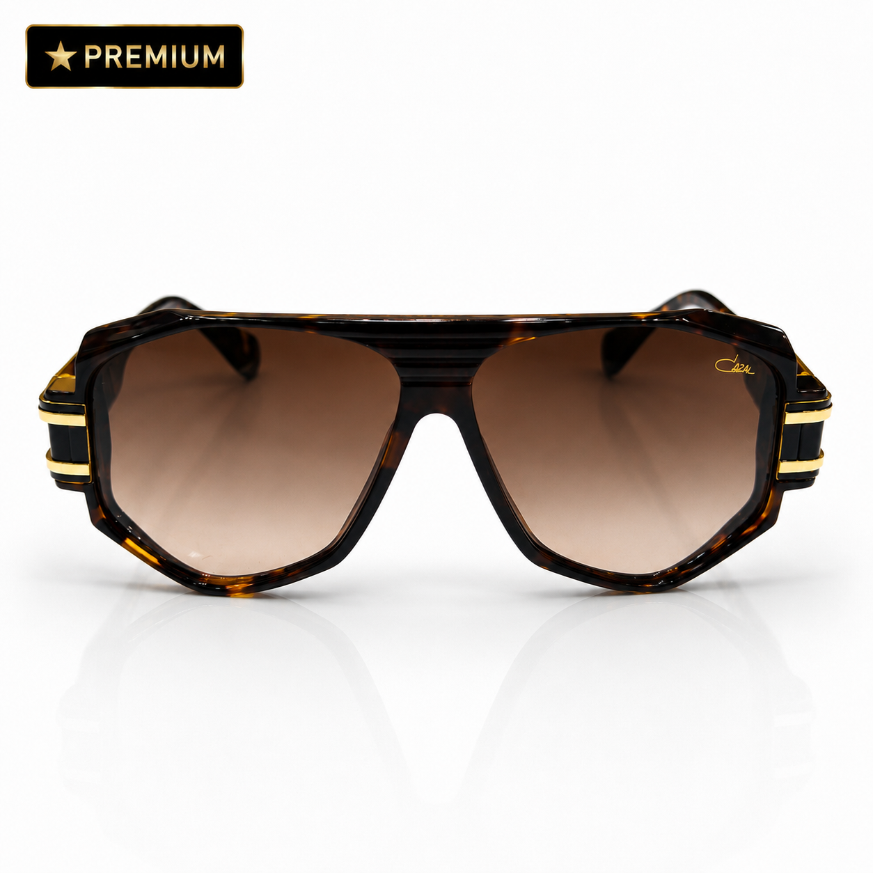 Cazal – 163 - 59 - Tortoise Brown – Acetate - Sunglasses – Unisex - Premium