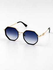 Valentino – 3579 – 56 – Golden Gradient – Metal – Sunglasses – Ladies
