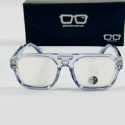 Moscot – P408 - 58 - Transparent Blue – Acetate  – Optics - Unisex (Transition)