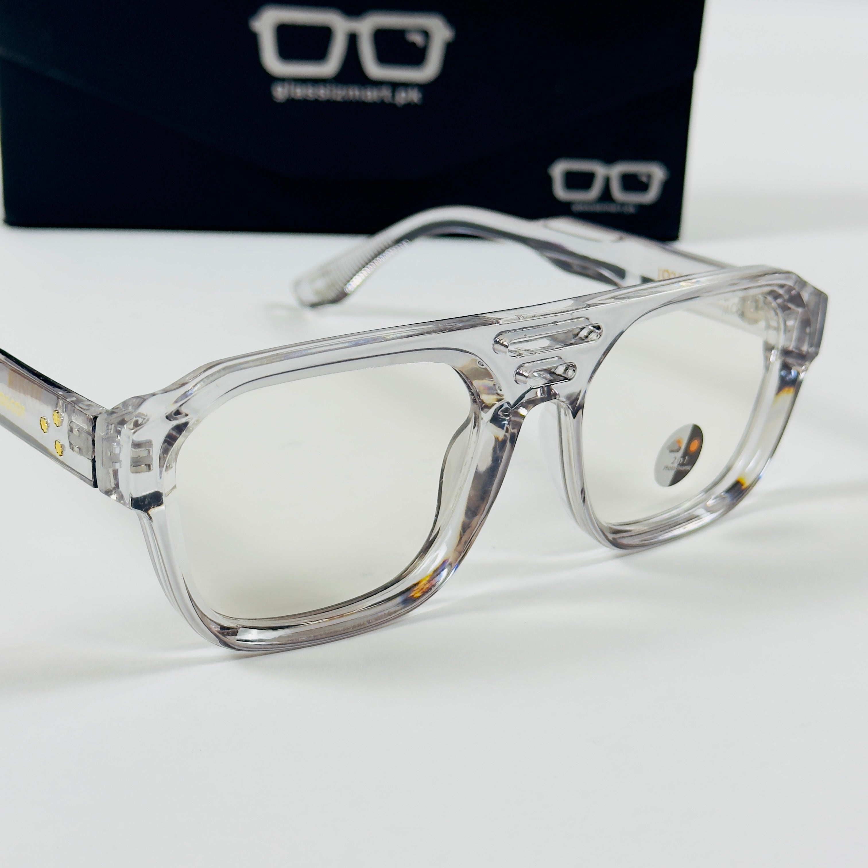 Moscot – P408 - 58 - Transparent Grey – Acetate  – Optics - Unisex (Transition)