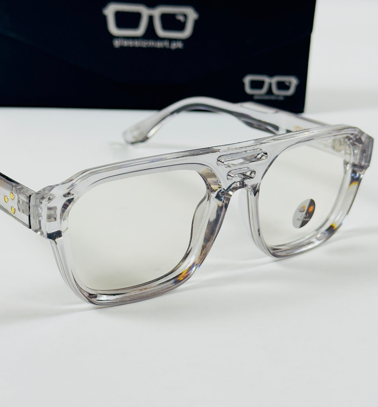 Moscot – P408 - 58 - Transparent Grey – Acetate  – Optics - Unisex (Transition)