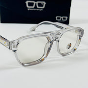 Moscot – P408 - 58 - Transparent Grey – Acetate  – Optics - Unisex (Transition)